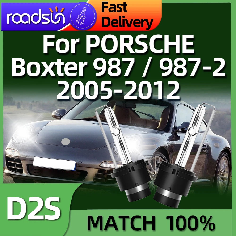 Original Xenon HID Car Lamp 35W D2S 6000K Headlight For PORSCHE Boxter 987 2005 2006 2007 2008 2009 2010 2011 2012