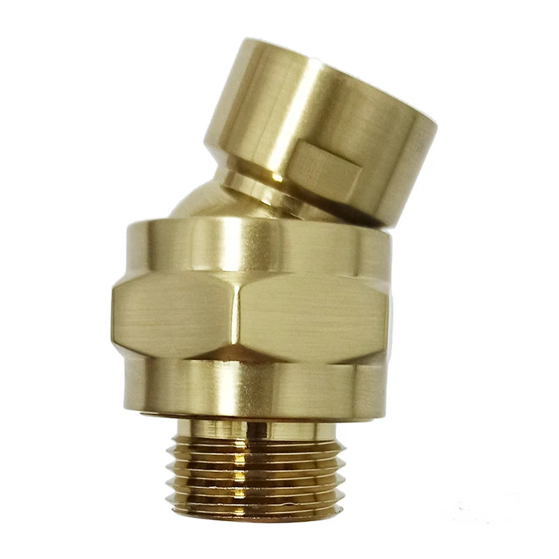 Shower Head Adapter Bathroom Accessories Ball Joint Hardware Brass Adjustable Extension Connector Swivel Bathroom Supplies Tools