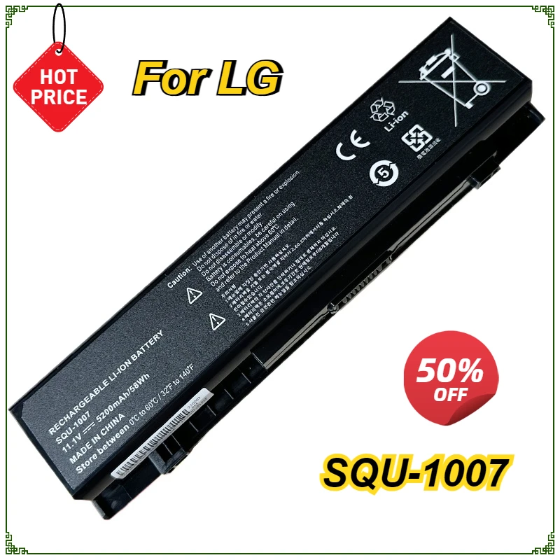 

SQU-1007 Laptop Battery for LG XNOTE P420 P42 PD420 S430 S535 S530 CQB918 CQU918 CQB914 E217462 SQU-1017 Xnote P420 S525