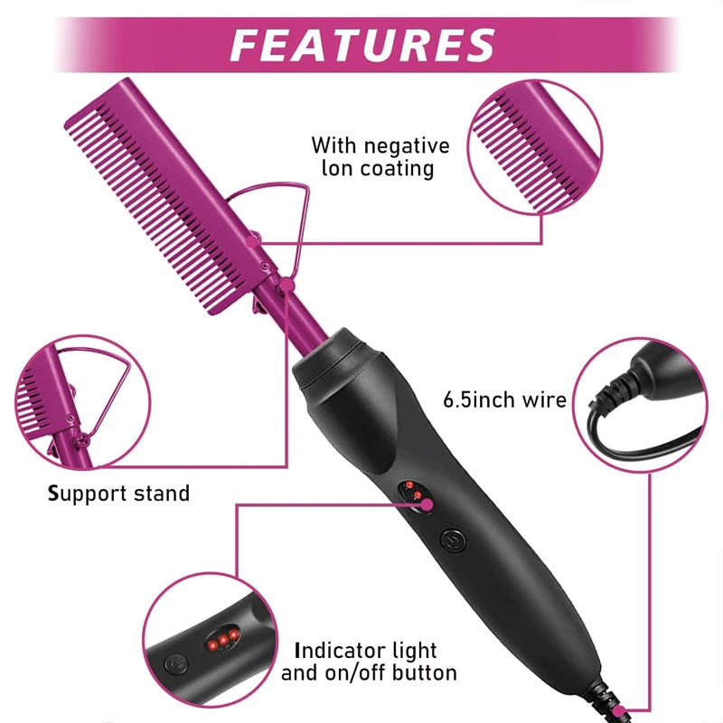 Electric Hot Comb Styler 3