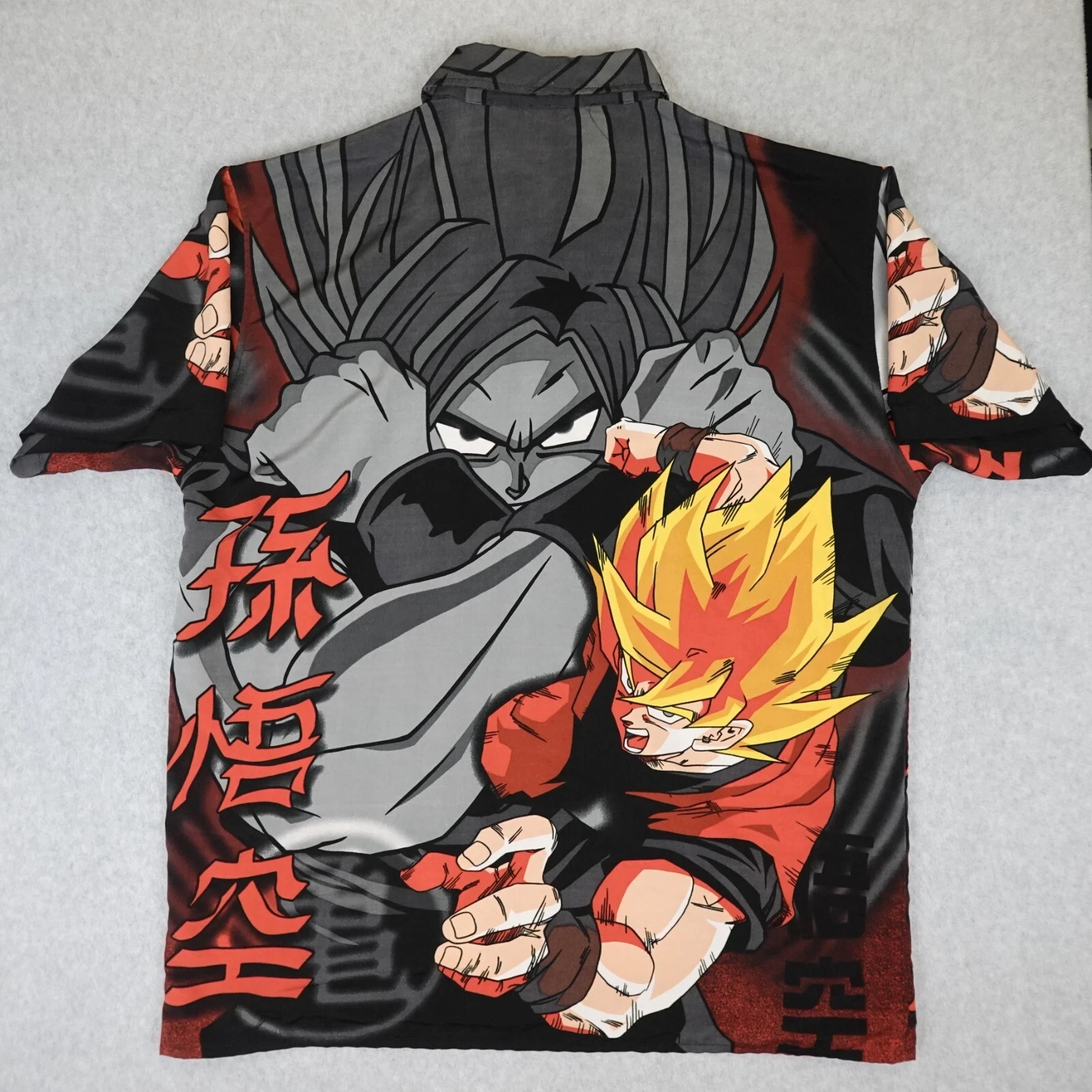 2026 Summer Breathable Hawaiian Men's Shirt Dragon Ball Z Goku Super Saiyan Y2K Oversize Harajuku Streetwear Short Sleeve Blouse view 2