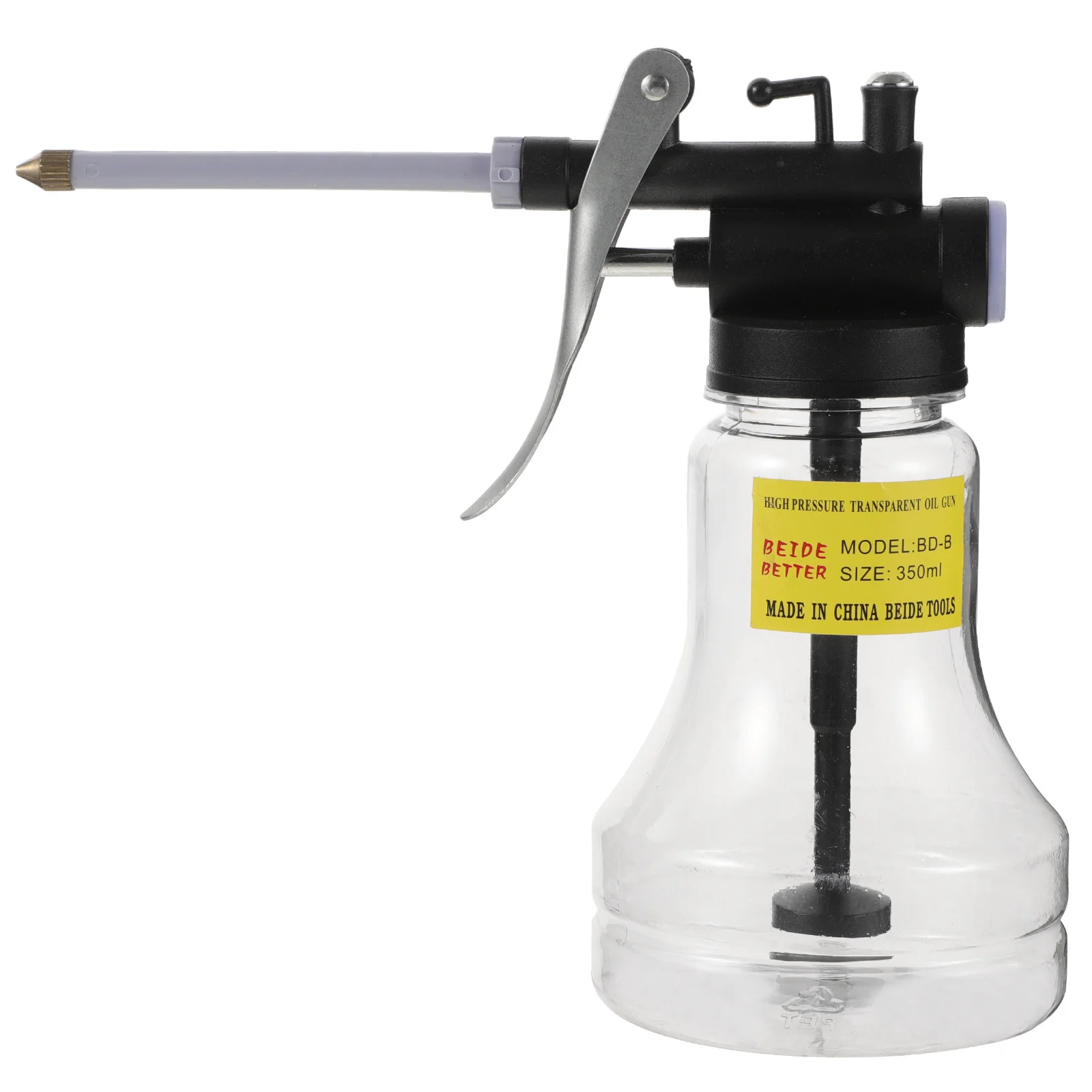 

Heavy-Duty Manual Pump Oiler Can High Pressure Motor Oil Dispenser Oiling Bottle Car Oil Containers 350ml Durable Plastic