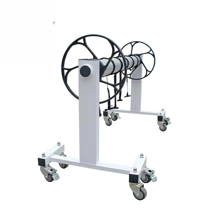 Stainless steel pool cover scroll UV-resistant durable solar pool cover roller, suitable for above-ground swimming pools