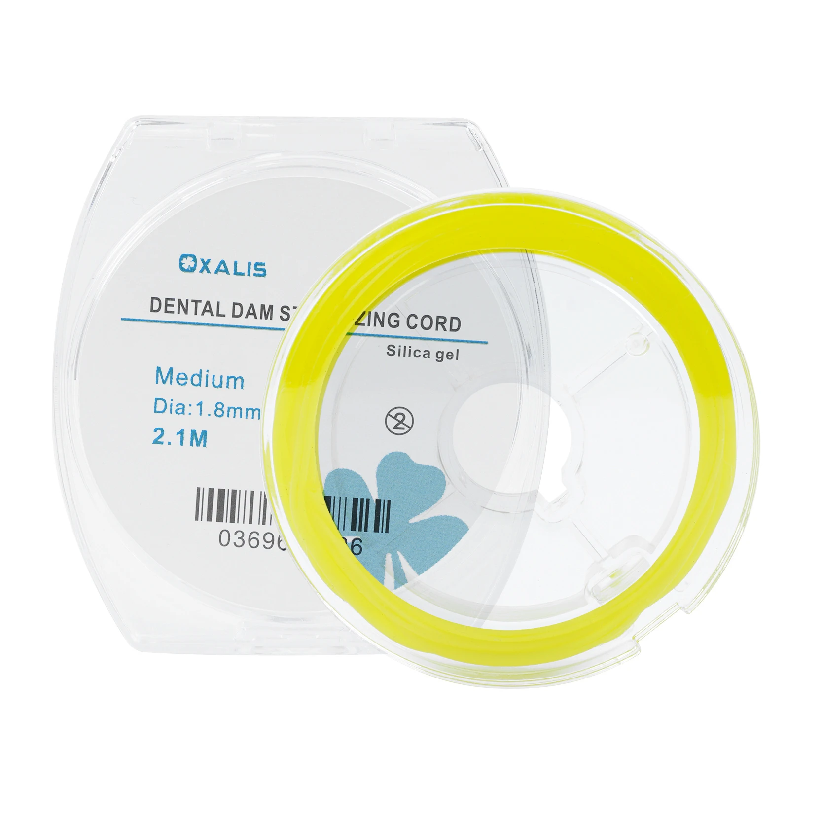 JOLANT Dental Rubber Dam Stabilizing Cord Medium Size Dia 1.8mm Wedges Line Clamps Sheets Elastic 2.1 Meter Yellow