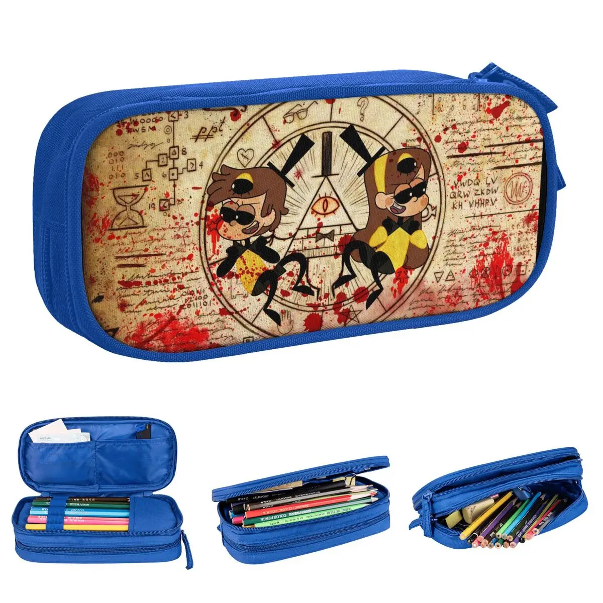 

Cute Cartoon Gravitys Pencil Cases Pencil Pouch Pen Box Kids Big Capacity Bag Students School Gift Accessories