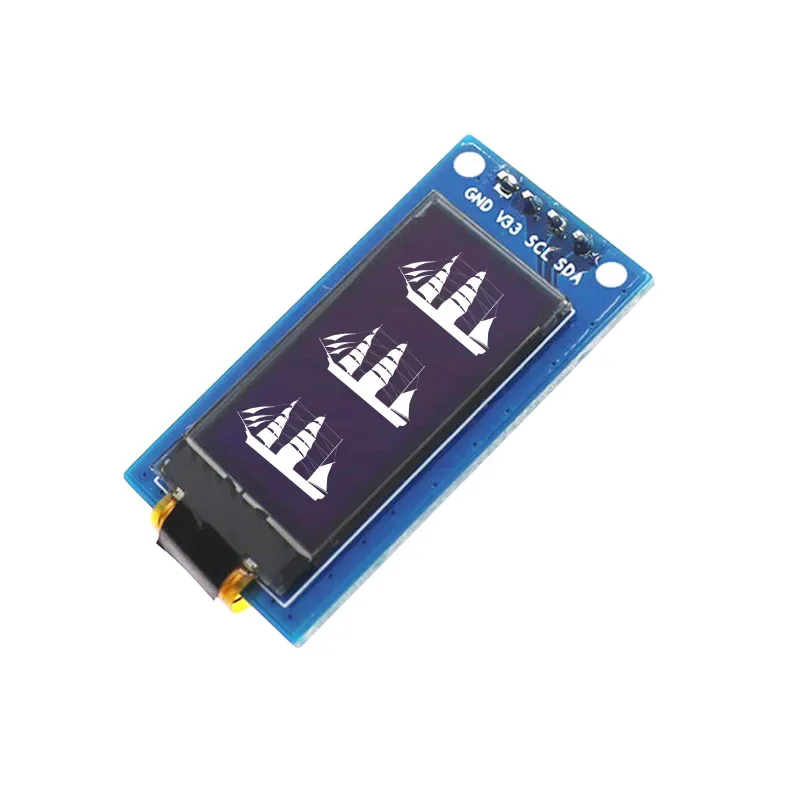 Módulo de tela vertical oled de 0.96 polegadas, tela vertical de 0.96 polegadas 128*64, módulo oled de cristal líquido, tela vertical sh1107 4 pinos