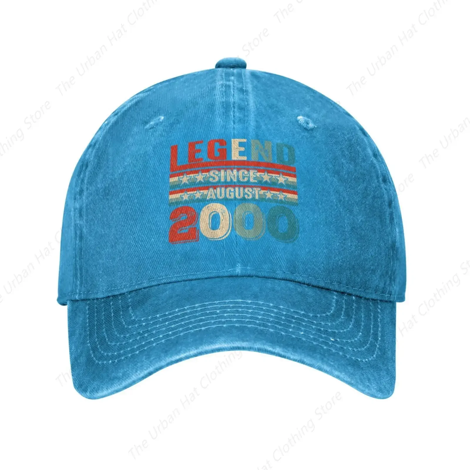 

Legend Since August 2000 Baseball Cap for Men Women Hats Wash Trucker Caps Dad Hat for Daily Outdoor