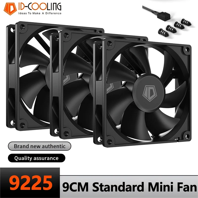 

Охлаждение идентификатора No 9225 Высококачественный вентилятор для корпуса ПК Тихий 1500 об/мин 12 В постоянного тока 3-контактный процессор компьютера Бесшумное охлаждение Вентилятор для корпуса