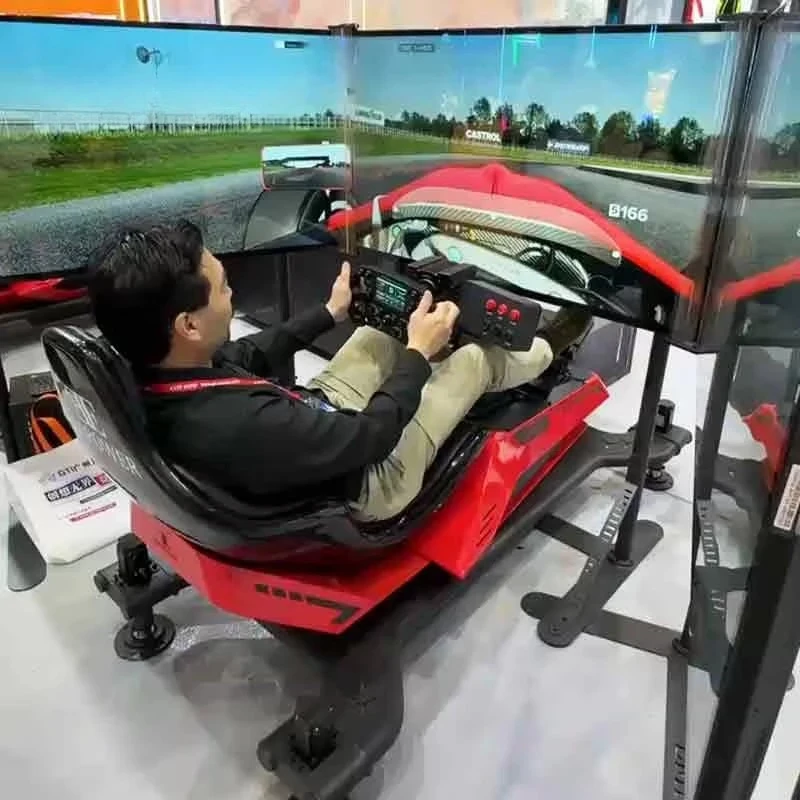 RenixSim 4 Dof Car Motion Game Simulator Arcade Racing Sim Rig Kit Turnkey Racing Simulator Setup