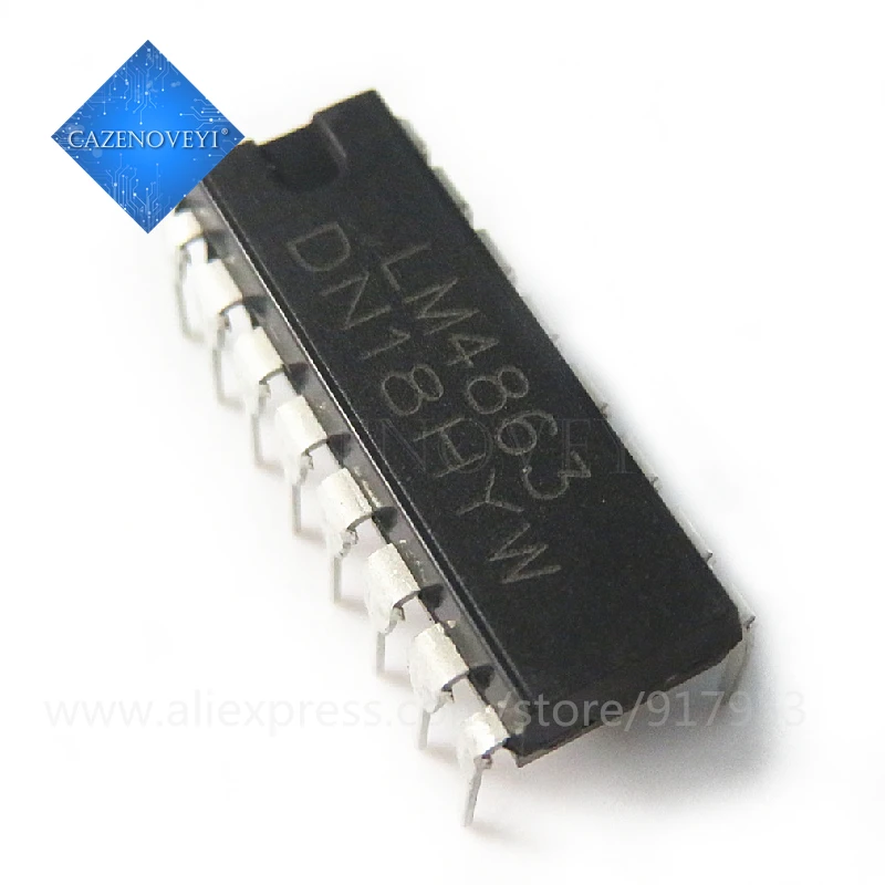 Good product (10piece) LM4863D LM4863N LM4863P LM4863 Two-way audio amplifier IC In Stock Can provide image reference