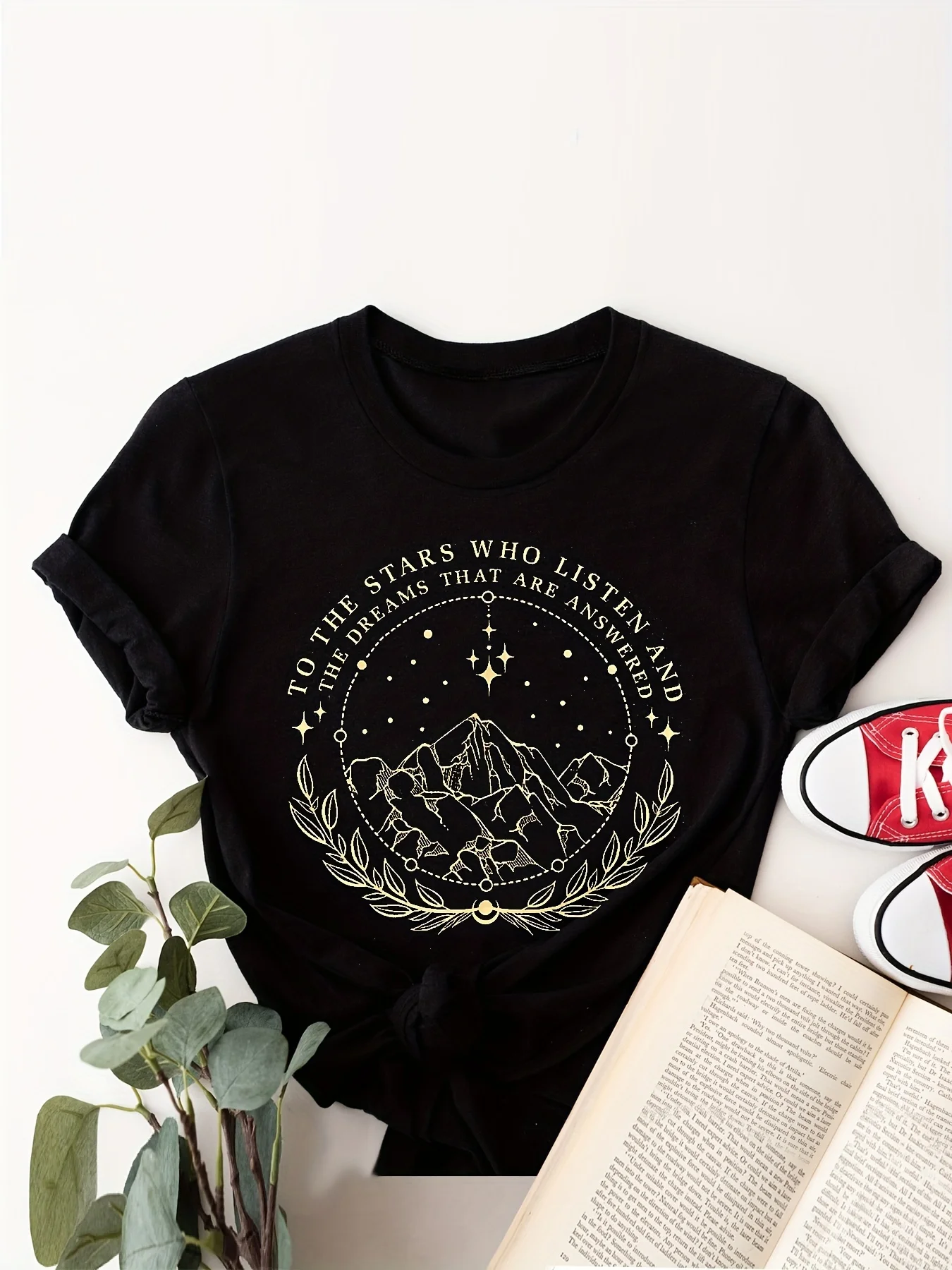 City of Stars Shirts, Night Show Cozy Colors Retro Shirts, Unisex Book Lovers T-Shirts, Fantasy Reader Shirts