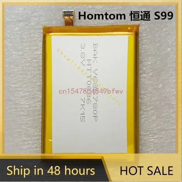 New  HOMTOM S99 battery 6200mah 3.8V for HOMTOM S99 Face ID Smartphone 5.5-Inch Android 8.0 Fingerprint phone
