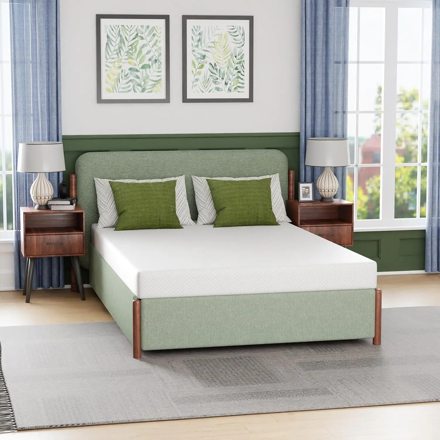 

Medium Firm | Gel Memory Foam Mattress | White , CertiPUR-US Certified | Pressure Relief, Cooling Ventilated Foam .