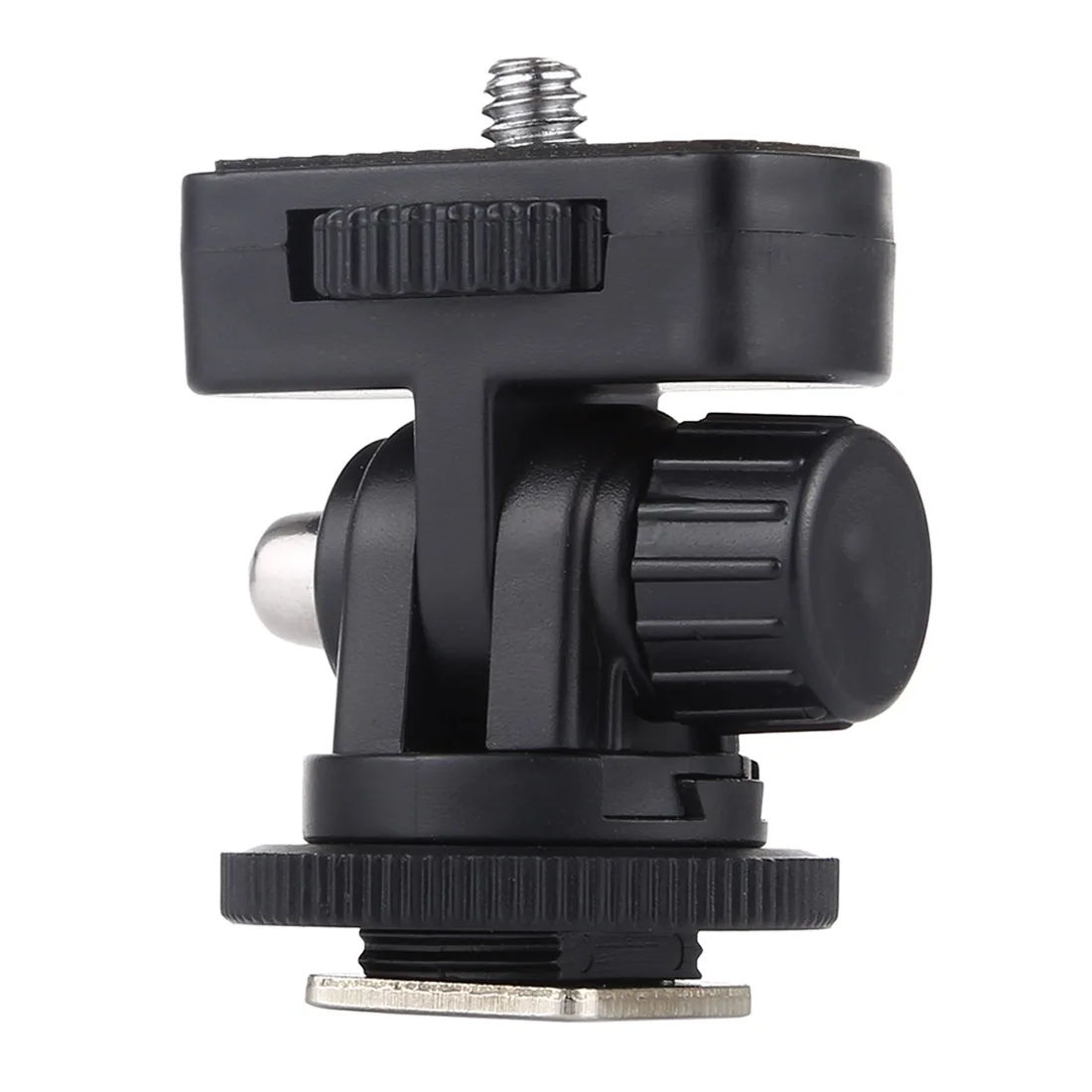 PULUZ 1/4 Inch Screw Thread Cold Shoe Tripod Mount Adapter 180 Degree Vertical Angle Camera Photography Accessories