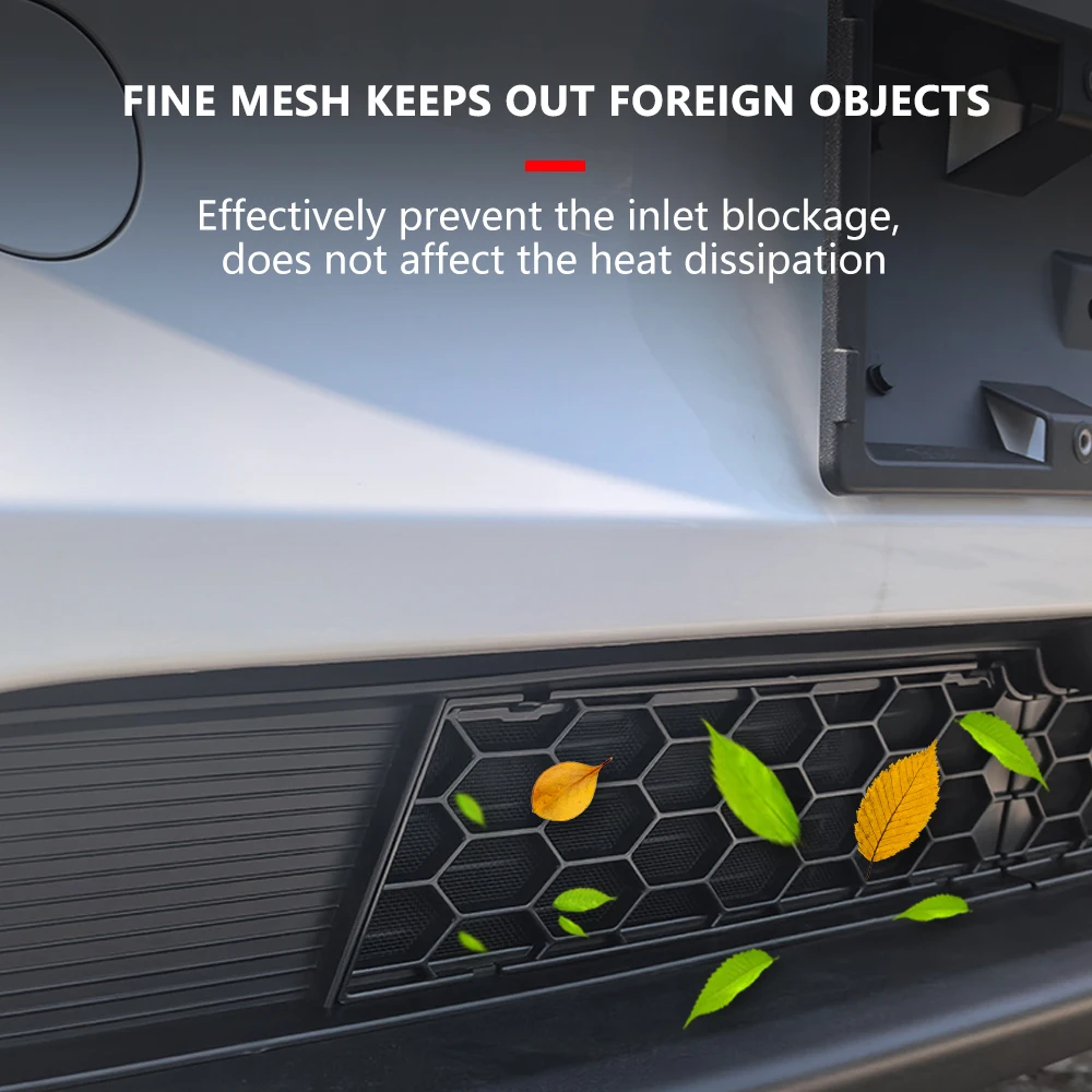 NewCar المضادة للحشرات الجبهة شبكة مصبغة شبكة ل تسلا ModelY Juniper 2025 مدخل الهواء تنفيس مصبغة الحرس غطاء حامي الملحقات