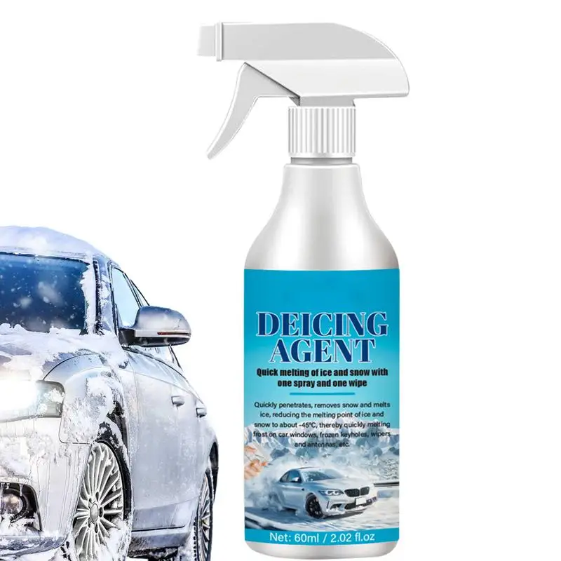 Defrost Spray Windshield Auto Windshield Deicing Spray Quickly And Easily Melts Ice Frost And Snow Minimal Scraping Improve