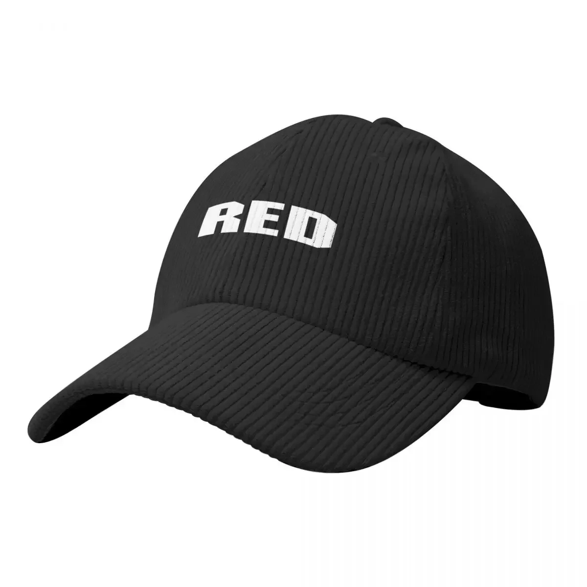 White Letter RED Camera Baseball Cap Corduroy Style Hats Sun Peaked Cap