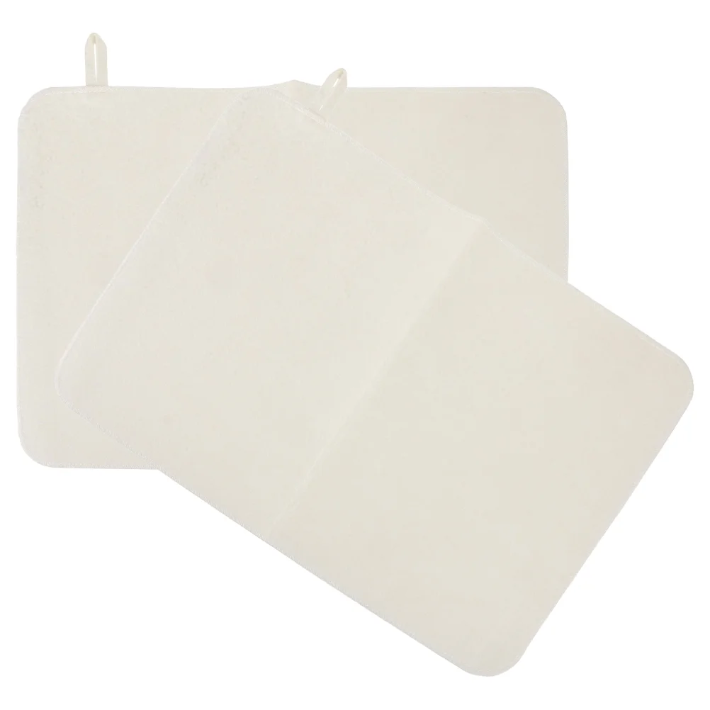 

2 Pcs Thickened Insulation Sauna Mat Cushion Heat Retention Waterproof Absorbent Seat Mats White Durability