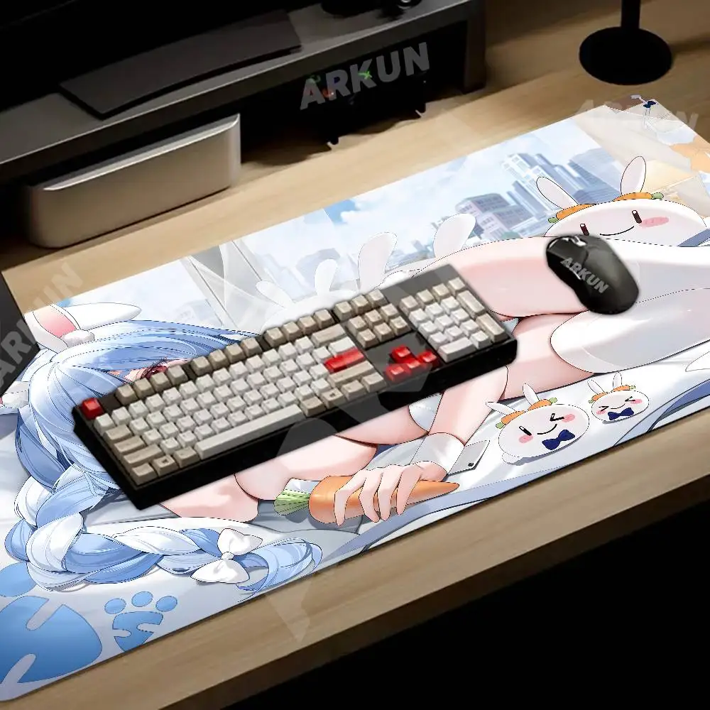Moda Top Pretty Kawaii Hot Girl Usada Pekora Cool Mouse Pad Grande Gaming Mouse Pad XXL 900X400 Gamer Computer Tavolo Zerbino
