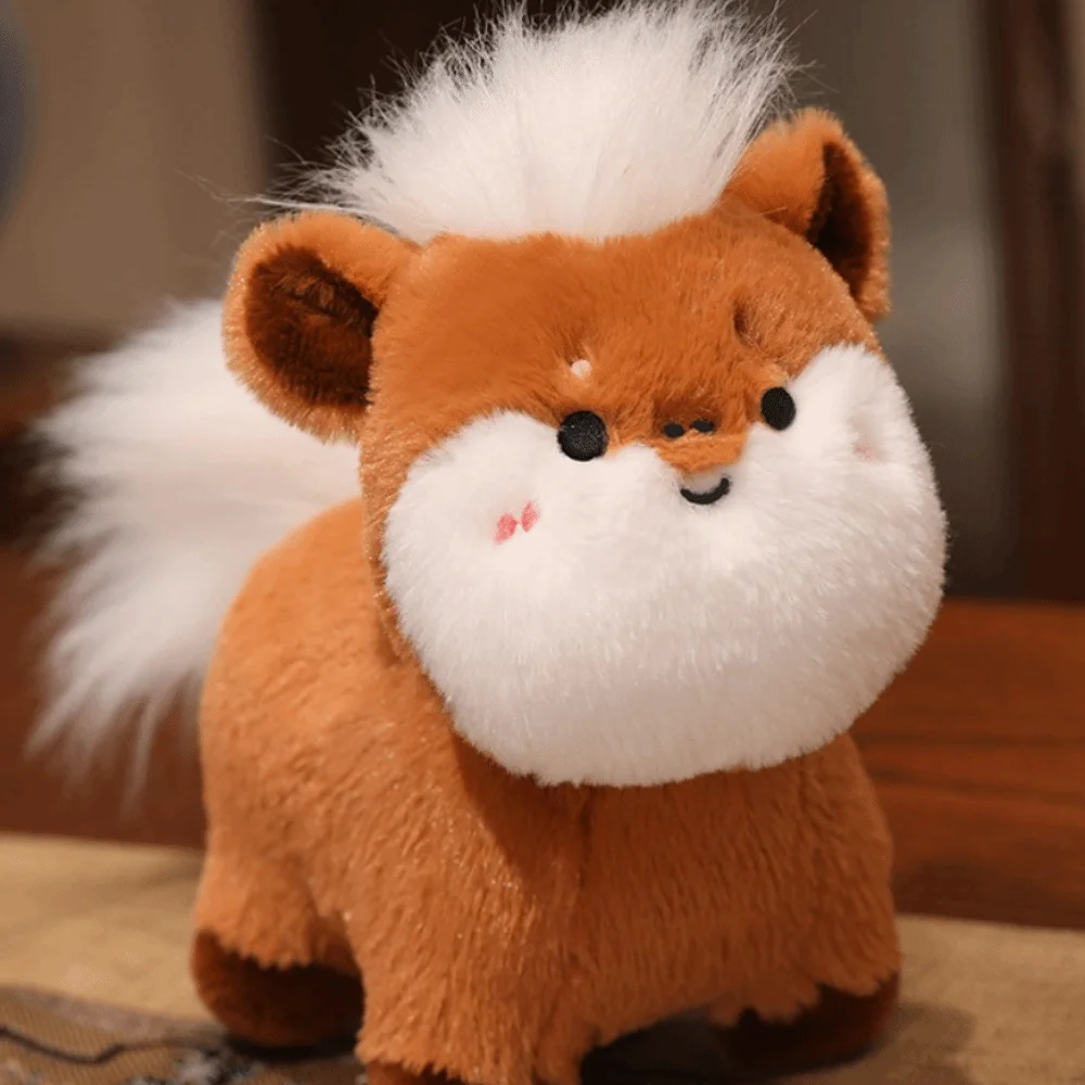 

Traditional Cartoon Horse Stuffed Toys 20cm Lucky Pony Plush Doll Cute Animal Embroidery Mascot Spring Festival