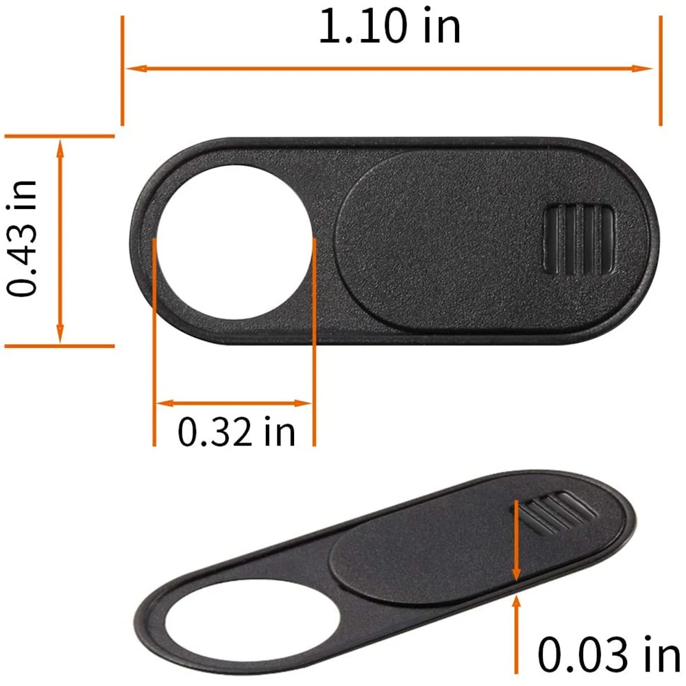 6ชิ้นที่ครอบเว็บแคมสำหรับรถยนต์ Tesla รุ่น3 Y 2017-2020ที่ปิดเพื่อความเป็นส่วนตัวอุปกรณ์เสริมที่ปิดเว็บแคม