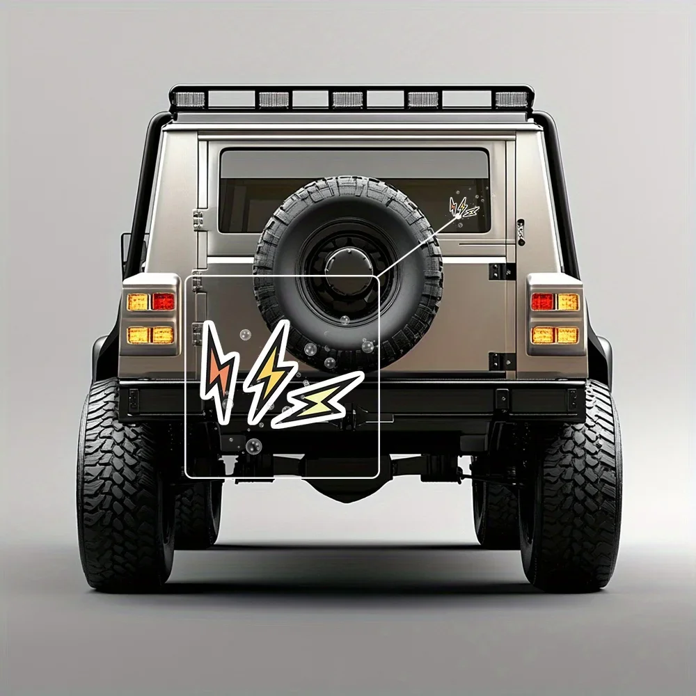 1 шт., красочная наклейка на болт с молнией, наклейка-клей для телефона, ноутбука, скрапбукинга, уличного стиля, подарок для любовника