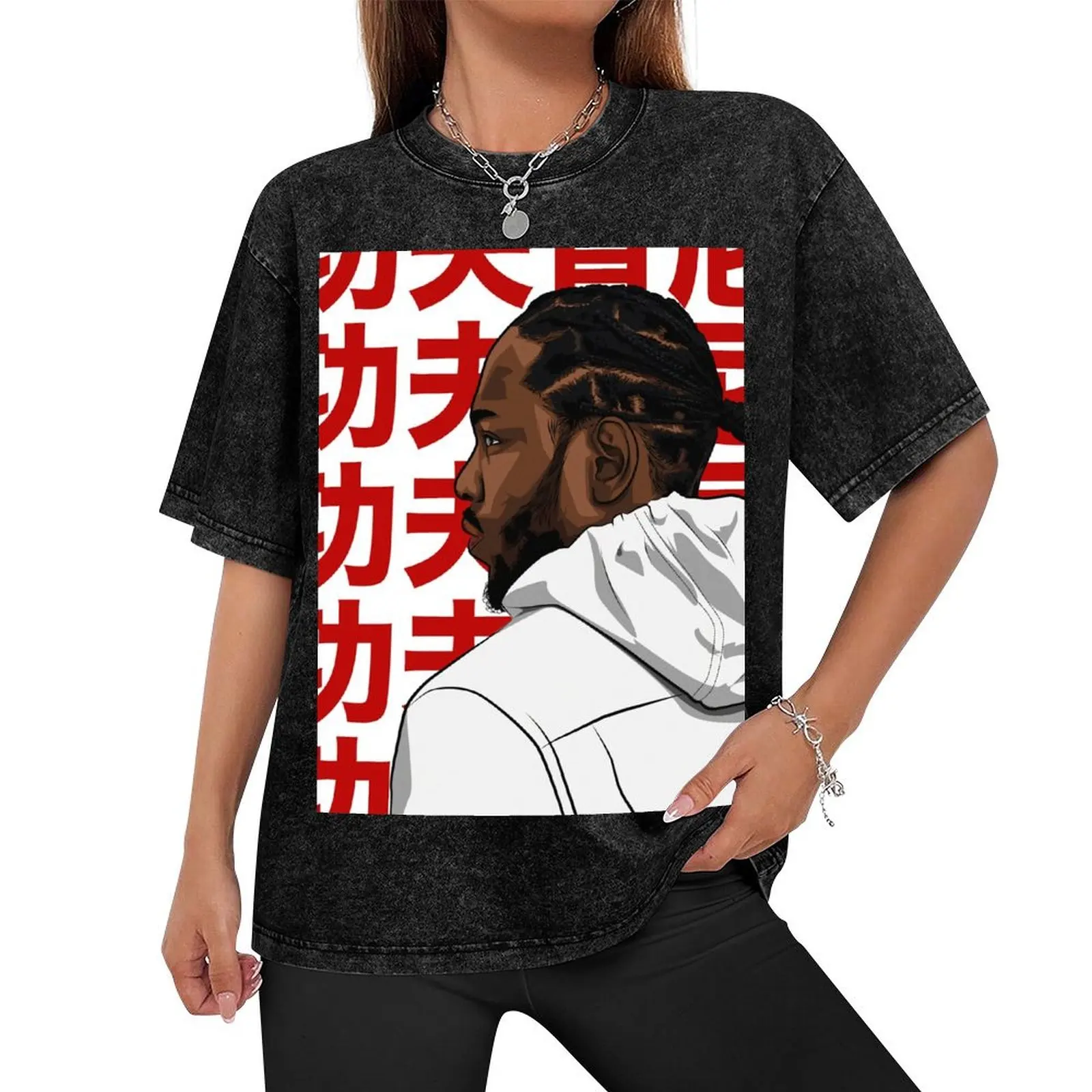 KENDRICK LAMAR (KUNG FU KENNY) T-Shirt baggy shirts shirts graphic tees hippie clothes street wear plain white t shirts men