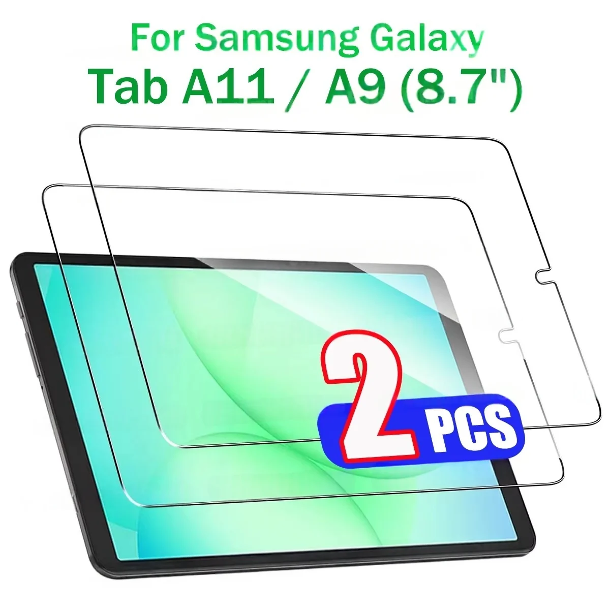 8.7-inch tempered glass film for Samsung Galaxy Tab A11/A9 (8.7 ") 2025 2023  high-definition scratch resistant screen protector