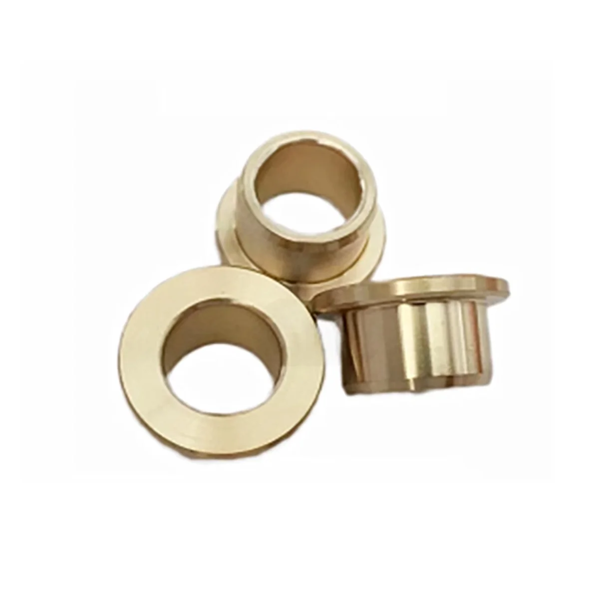 Bronze Sleeve Flange Through-Hole Bearing Bushings 1PCS