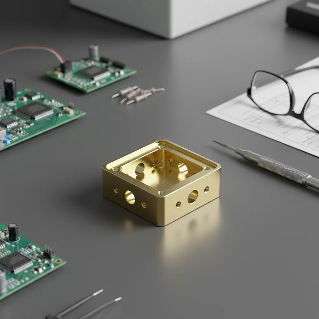 

6061 Aluminum RF Shield Enclosure Box 27mm X 27mm X 10mm With FOR SMA Replace Parts For Repairing Instruments