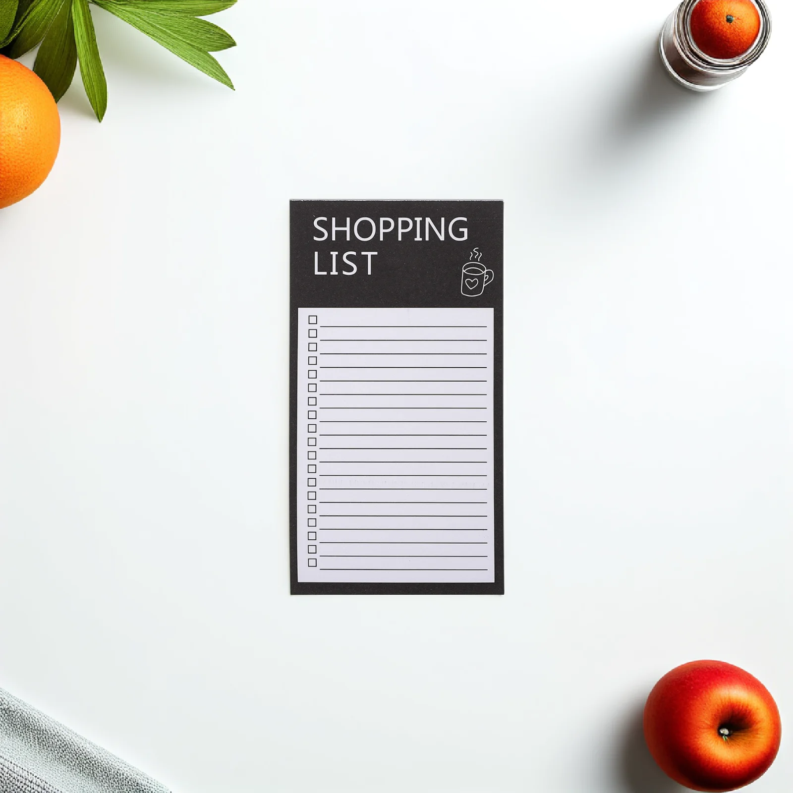 

Magnetic Notepad for Fridge Thick Paper Grocery List Magnet Pad Portable Refrigerator Memo Pad Convenient Reminder