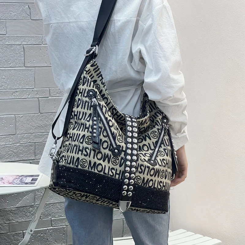 Luxury Designer Handbag Large Capacity Shoulder Bag Dual-use Fancy Print Ita Bag Sac A Main Femme Trend Ladies Side Sling Bolsas