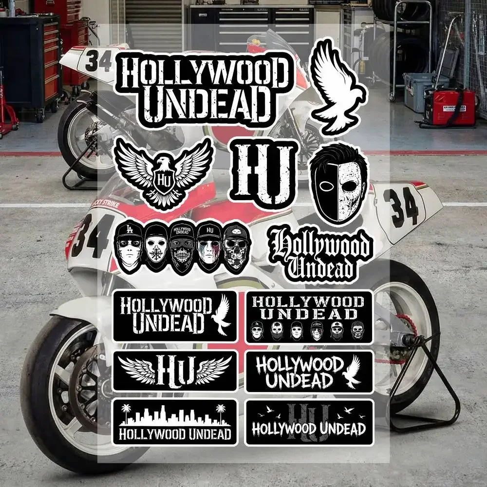 

H-ollywooD- UnD-eaD- Aesthetic Graffiti Stickers Waterproof PVC Decals For Motorcycle Skateboard Car Helmet Notebook DIY