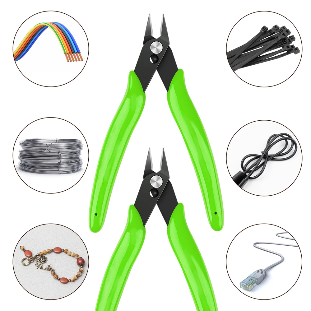 170 Nipper Wishful Clamp Wire Plier Cut Line Stripping Multitool Stripper Knife Crimper Crimping Cable Cutter Electric Forceps