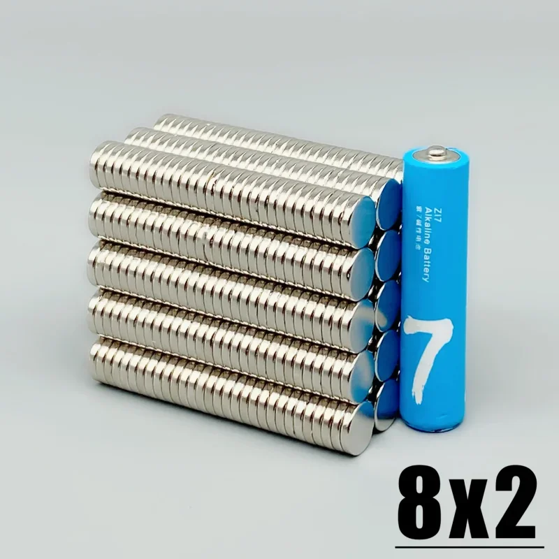 أداة الثلاجة المغناطيس 10-1000 قطعة 8x2 مللي متر مغناطيس مكتب الثلاجة المرآب أداة الحرفية Diy بها بنفسك الثلاجة 8*2 مللي متر Imane هوك ملحق