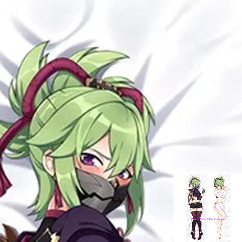 

Dakimakura Anime Kuki Shinobu Double-sided Pillow Cover Print Life-size body pillows cover Adult pillowcase 2024