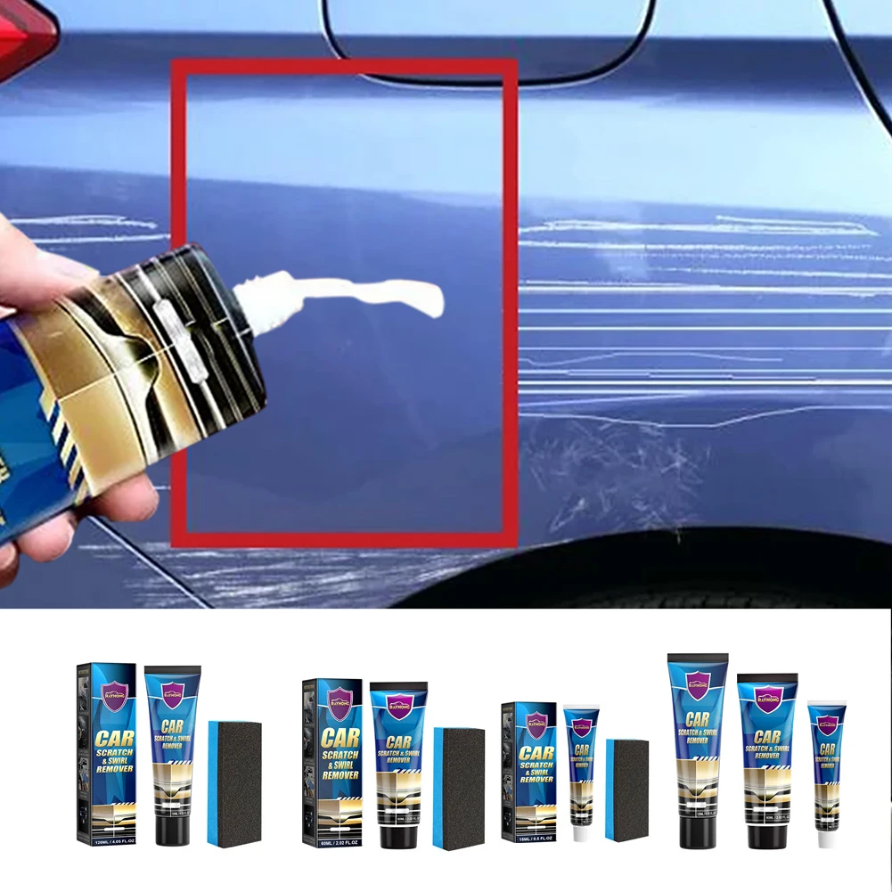 15/60/120ml Automobile Glossy Shine Wax Car Scratch Remover Wax Car Paint Scratch Repair Cleaning Kit Paint Repair Polishing Wax