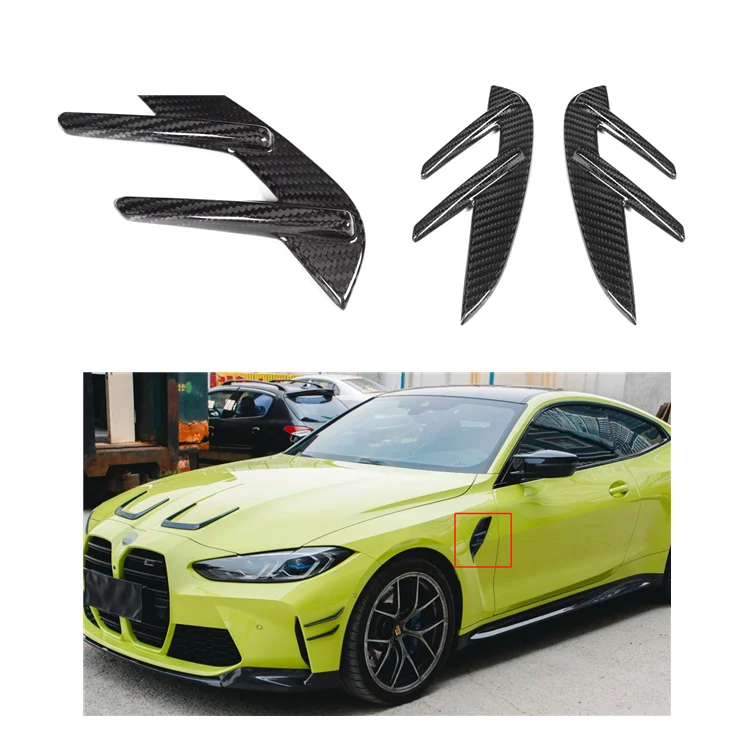 New arrival dry carbon for BMW  G80 M3 Sedan 2021+ M Performance Style Pure Carbon Fibre Fender Trims COVER