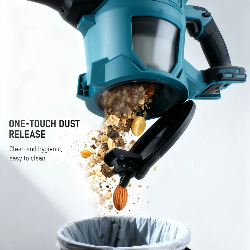 Aspirapolvere senza fili ad alta potenza da 500 W Aspirapolvere portatile senza spazzole Filtro rimovibile e lavabile per aspirapolvere a pulizia rapida