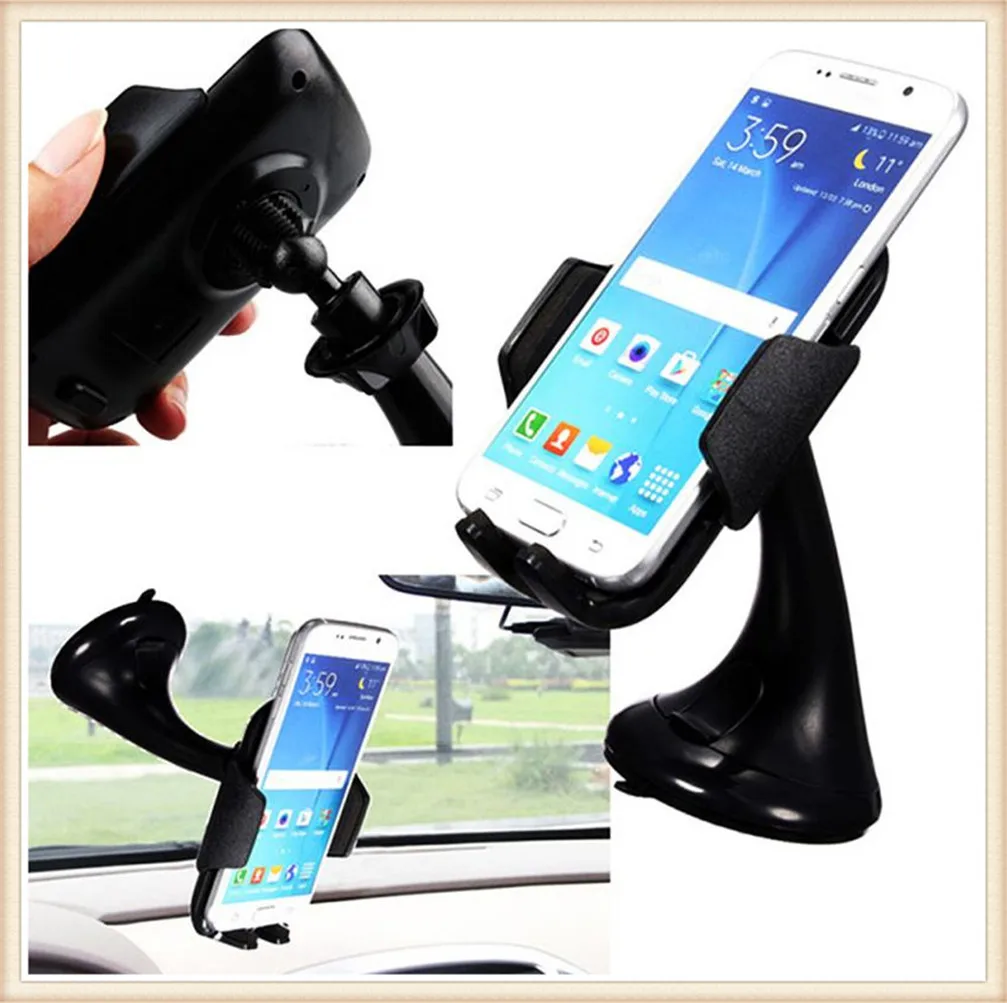 Car Sucker Mount Bracket GPS auto Phone Holder Stand for Ford Stealth Start Taurus Mondeo Galaxy iosis F-450 Verve Mad Evos