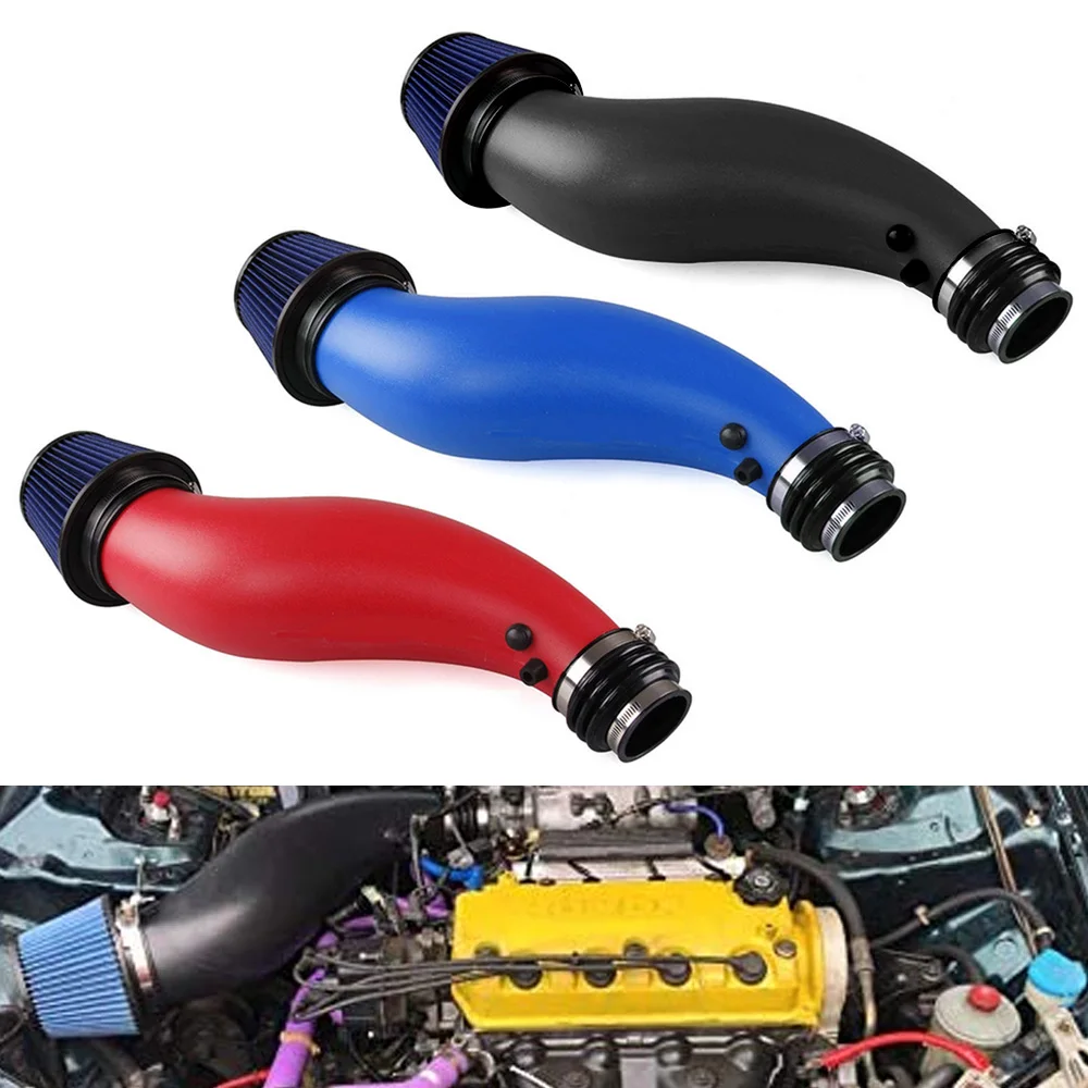 Plastic Racing Intake Pipe With Mushroom Air Filter Fit Honda Civic EG EK 1992-2000 Car Performance Mod Parts