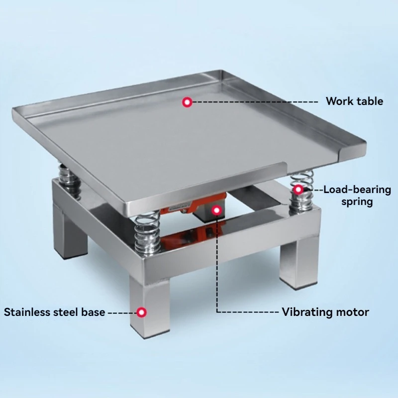 

35*35CM Concrete Vibrating Table Vibration Test Bench Test Block Vibration Platform Stainless Steel Mini Vibration Table 3000rpm