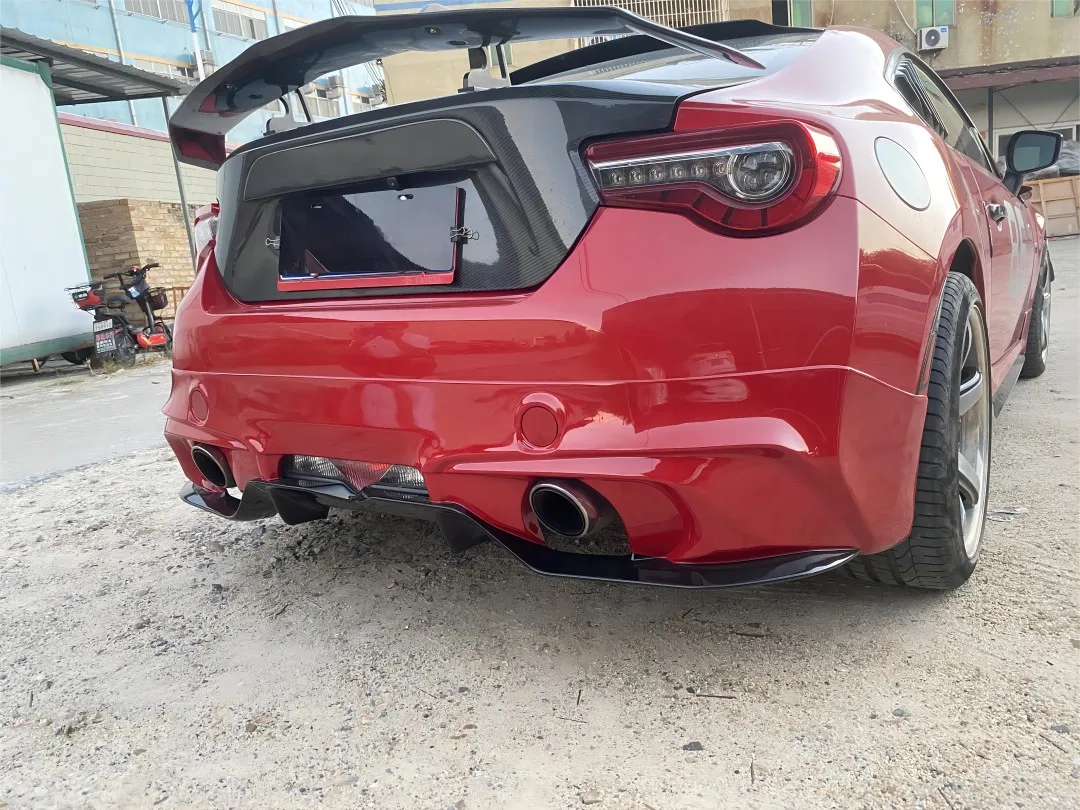 Car ABS Front lip side skirt back lip Rear Spoiler body kit for Toyota GT86 2017-2020 Body kit front lip side skirt back lip TRD