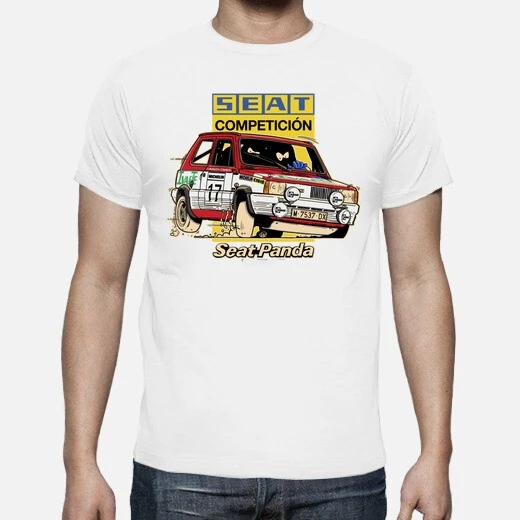 Hot Sale Vintage Classic Spain Car S E A T Panda T Shirt. New 100% Cotton Short Sleeve O-Neck T-shirt Casual Mens Top