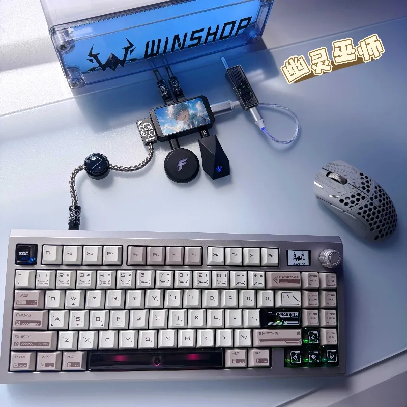 Winshop ケーブル 8K 磁気スイッチキーボードデータケーブル Winshop ゲーミングキーボード ワイヤー タイプC USB 分離可能 2 to 4