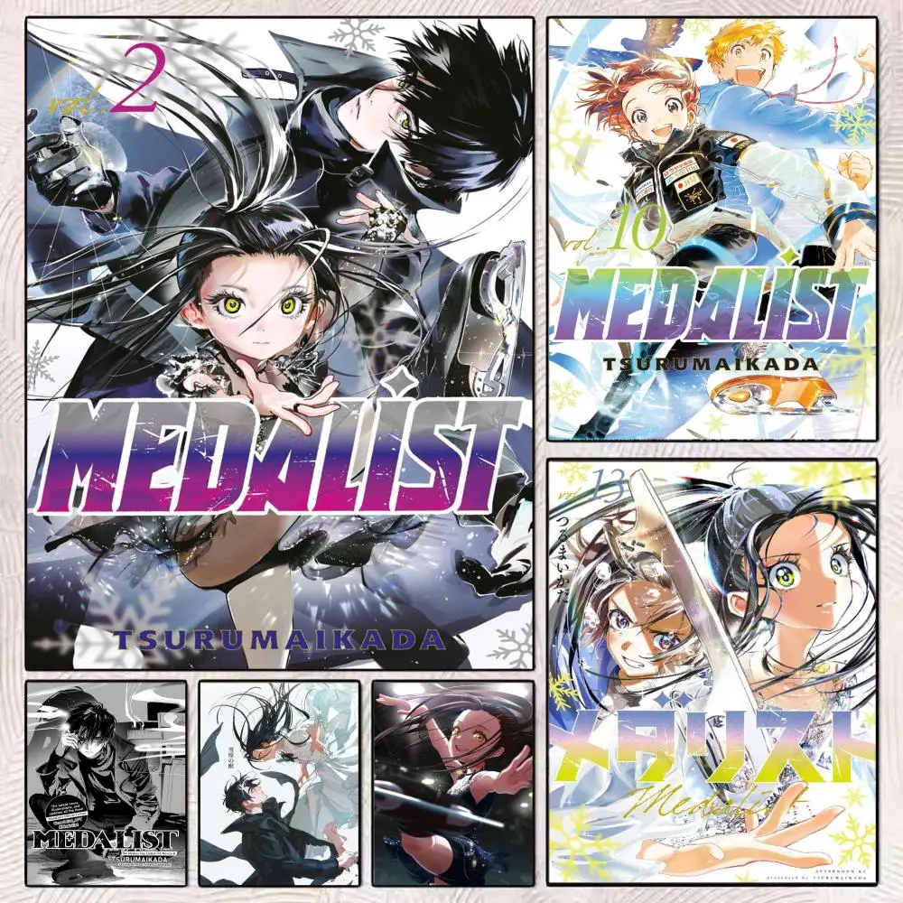 

Anime M-Medalist Inspirational Poster HD Art Mural Wallart Poster Waterproof Vintage Print Decor for Home Decoration DIY Durable