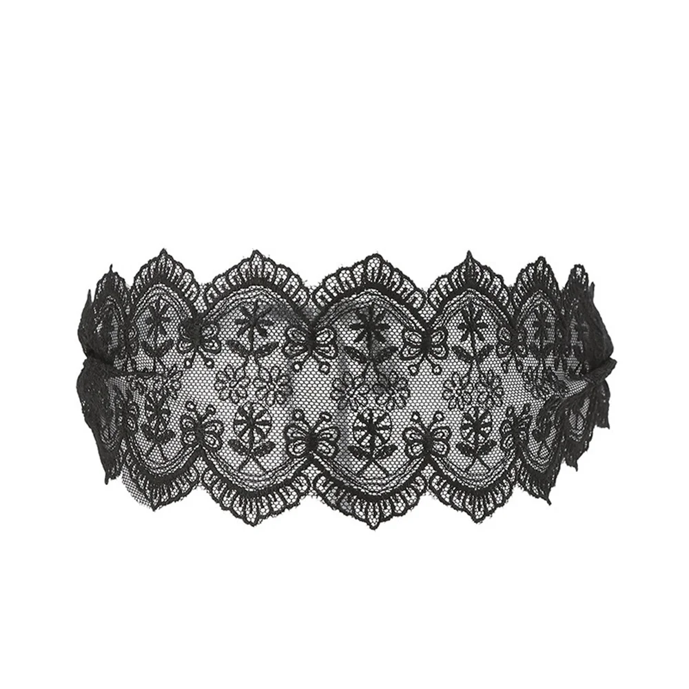 Masque pour les yeux bandeau à bretelles couvre-yeux masque de pansement en dentelle pour mascarade Cosplay femmes