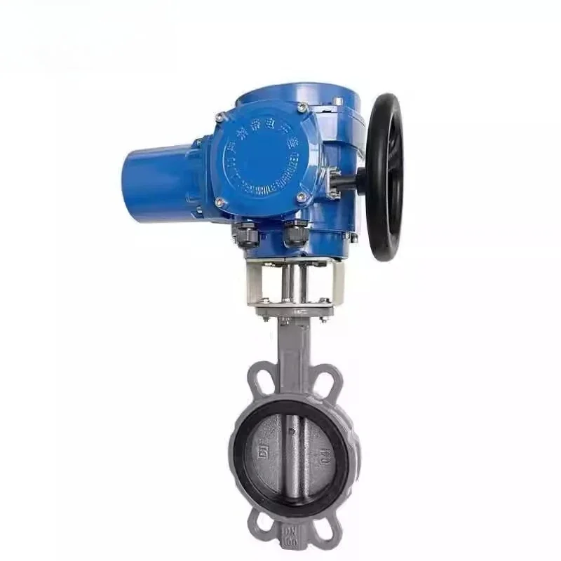 

Electric Butterfly Valve Wafer Type Cast Steel Body/304 Plate/Rubber Switch Type Q220VPN10D971XP-10CD