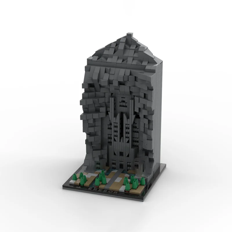 Anelli magici Moc Building Blocks Film popolare Scena famosa Erebor Modello Tecnologia Modello Mattoni Assemblaggio fai da te Giocattoli Set Regali