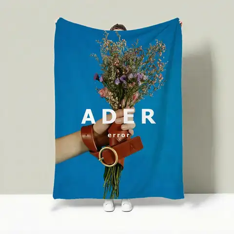 Cobertor de Flanela Leve A-ADER ERROR de 240g, Macio e Amigável à Pele para o Verão